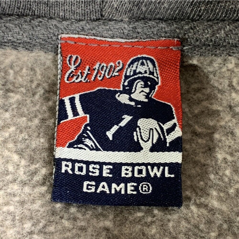 Texas Longhorns Rose Bowl Game National Championship Gray Zip Hoodie Unisex Size - Picture 8 of 16